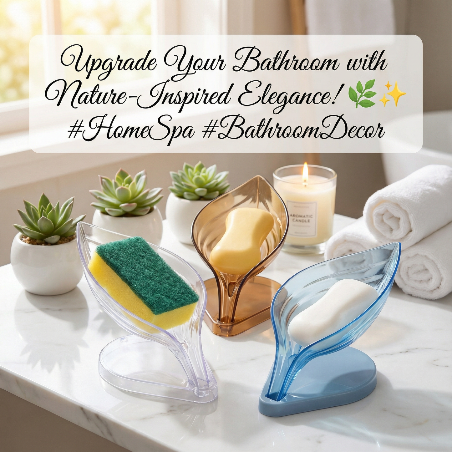 Buy 1 Get 4 Free Leaf Shape Soap Holder (Pack of 5)