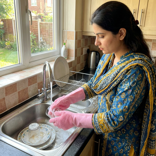 Kitchen Deal ( 4 Egg Molds + Washing Gloves )