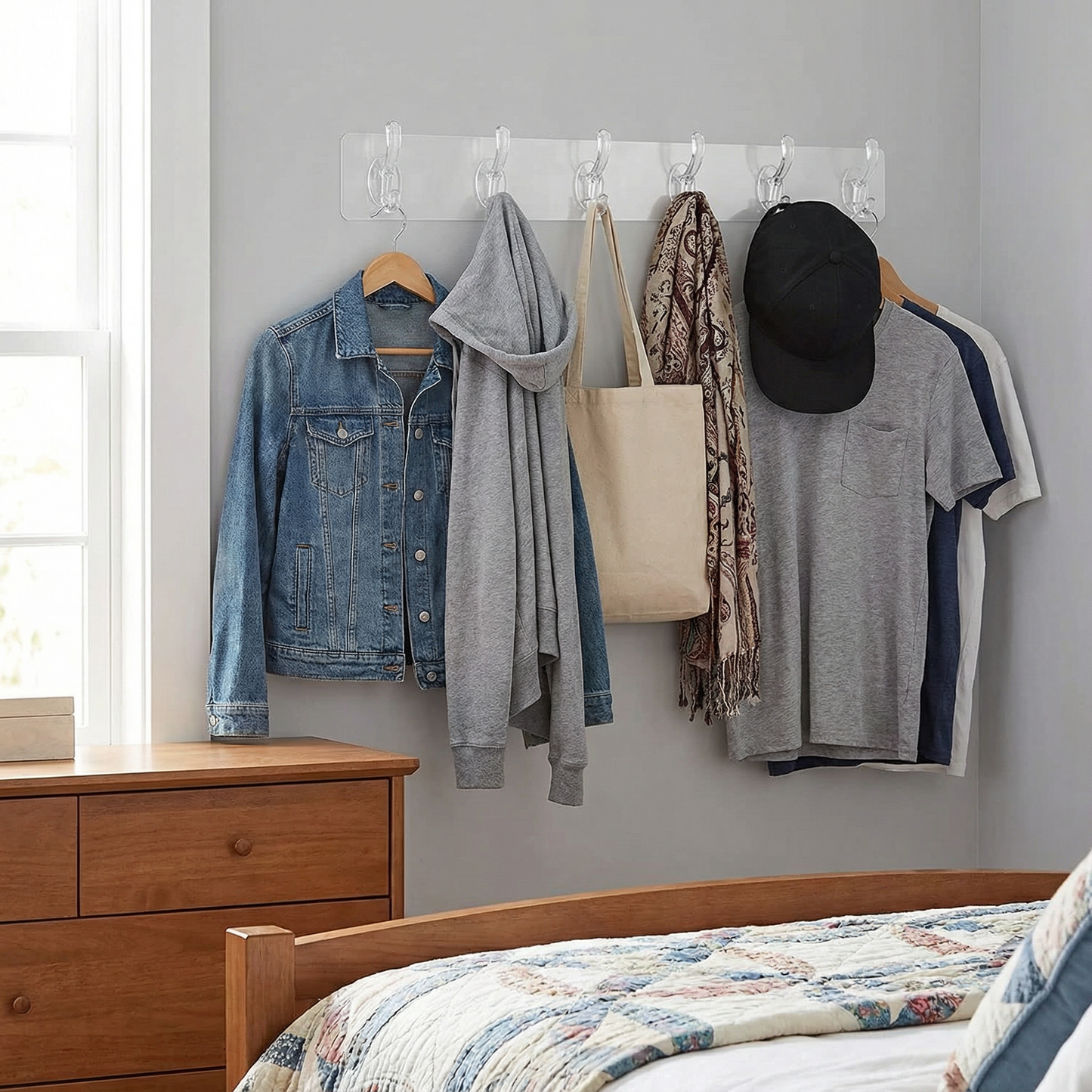 30 Hanging Hooks use for Room, Kitchen and Bathroom