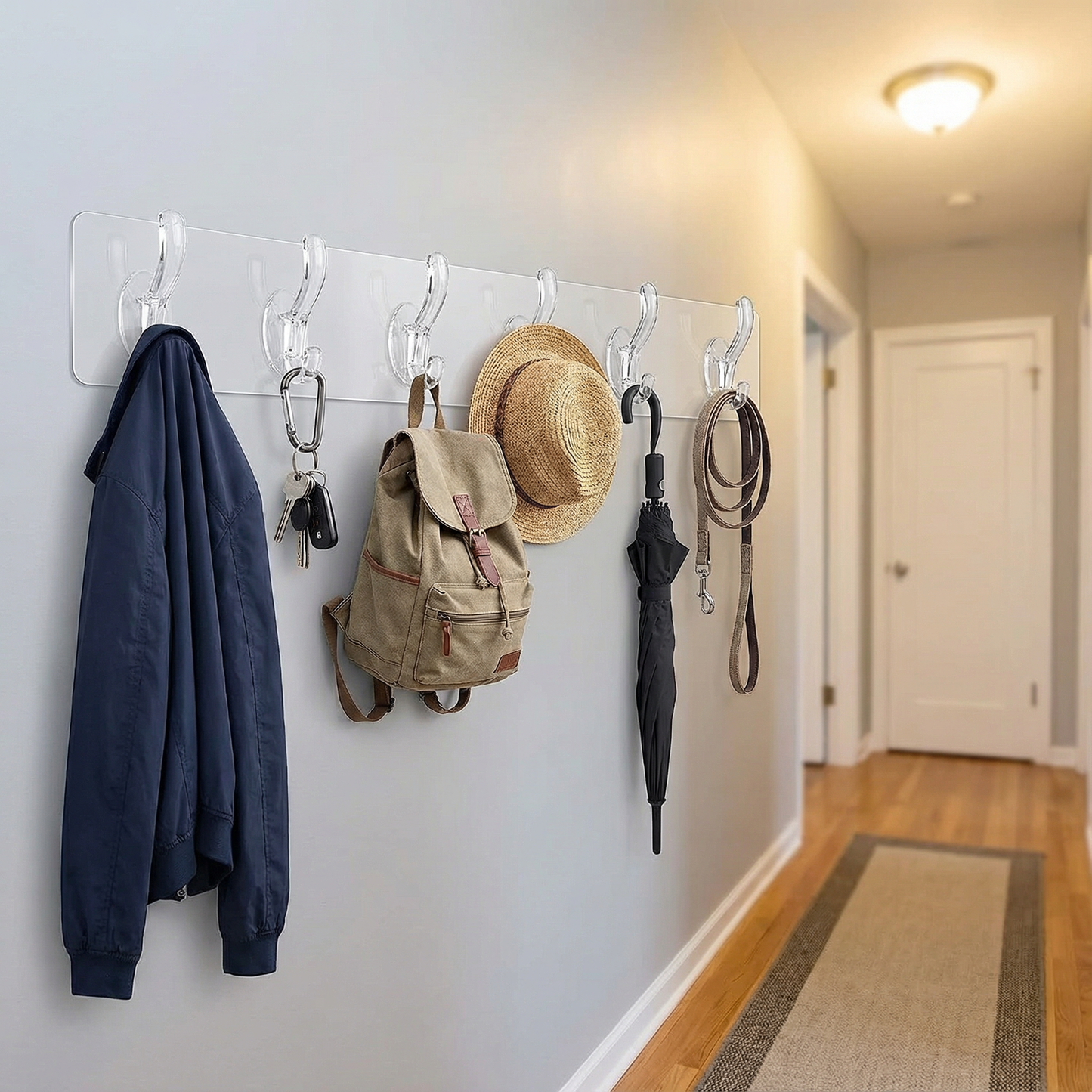 30 Hanging Hooks use for Room, Kitchen and Bathroom